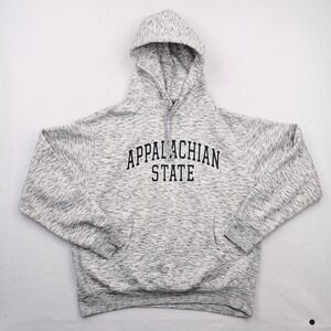 Appalachian State Mountaineers Hoodie Mens Large Gray Heather College Spellout
